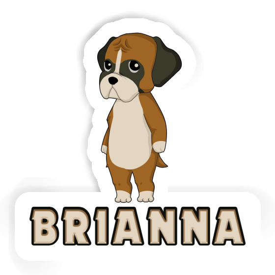 Autocollant Brianna German Boxer Gift package Image