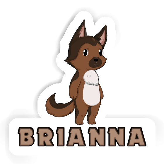 Brianna Aufkleber Deutscher Schäferhund Image