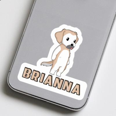 Brianna Autocollant Golden Retriever Laptop Image