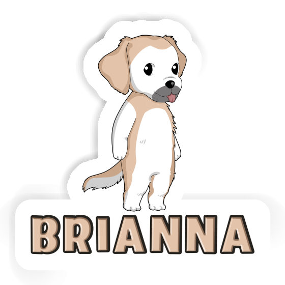 Sticker Brianna Golden Retriever Gift package Image