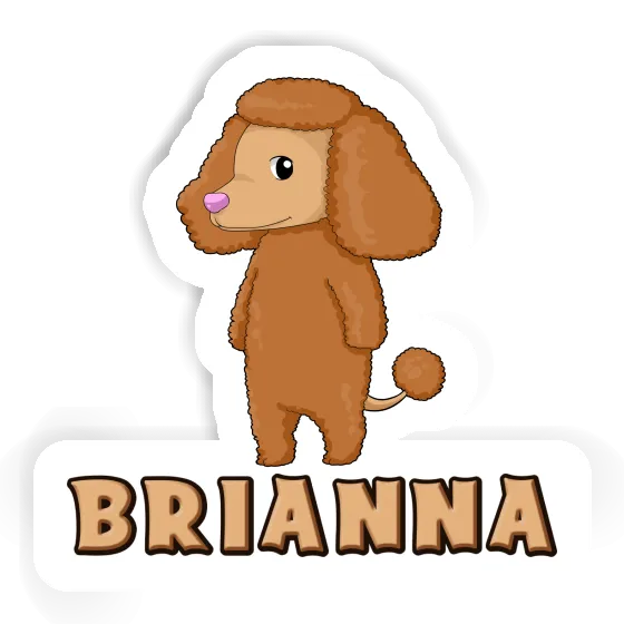 Brianna Autocollant Caniche Notebook Image