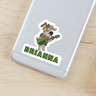 Brianna Sticker Guitarist Laptop Image