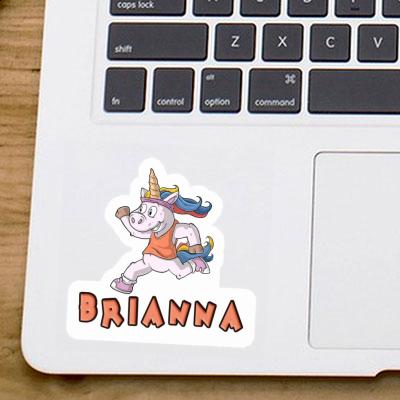 Brianna Sticker Joggerin Laptop Image