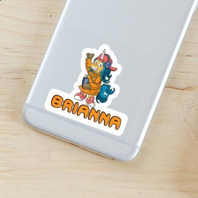 Sticker Hip-Hop Unicorn Brianna Image