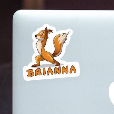 Sticker Yoga Squirrel Brianna Gift package Image