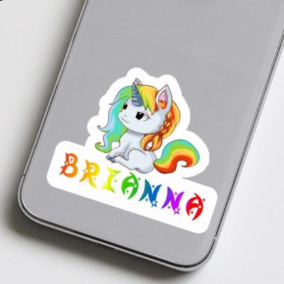 Sticker Brianna Unicorn Notebook Image