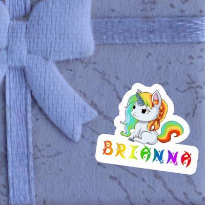 Aufkleber Einhorn Brianna Image