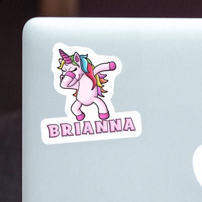 Sticker Dabbing Unicorn Brianna Notebook Image