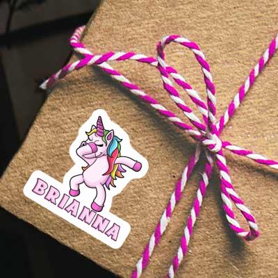 Sticker Dabbing Unicorn Brianna Notebook Image