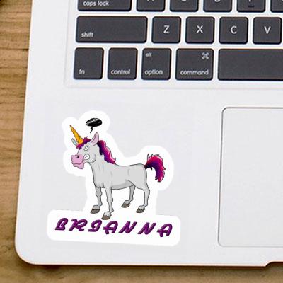 Brianna Sticker Angry Unicorn Image