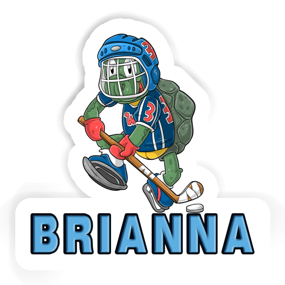 Brianna Aufkleber Eishockeyspieler Laptop Image