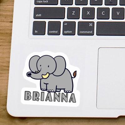 Elefant Aufkleber Brianna Notebook Image