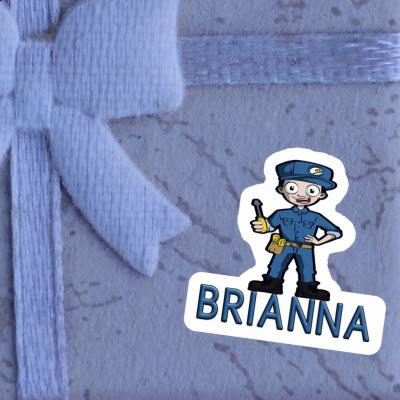 Sticker Electrician Brianna Notebook Image