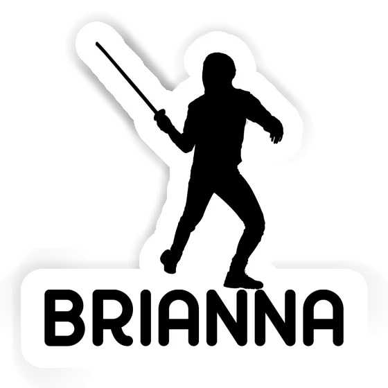 Brianna Sticker Fencer Notebook Image