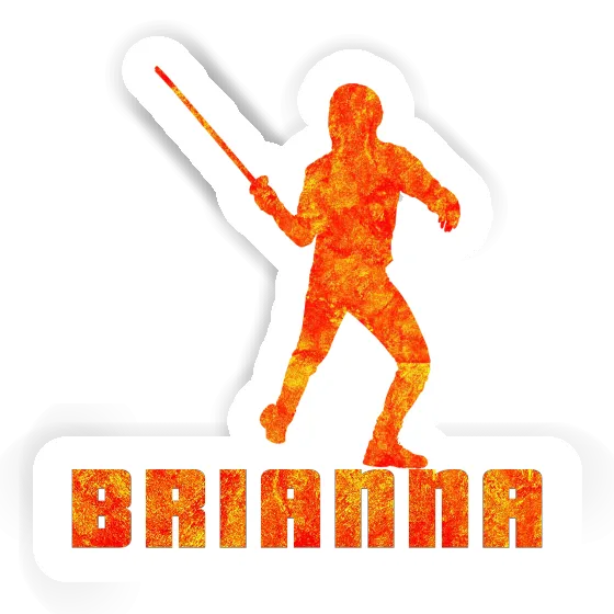 Fechter Sticker Brianna Laptop Image