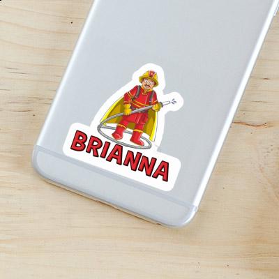 Sticker Brianna Firefighter Gift package Image