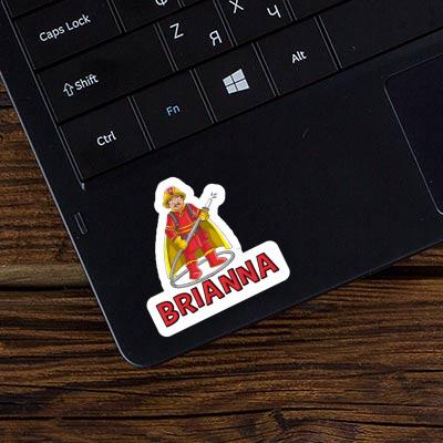 Sticker Brianna Firefighter Image