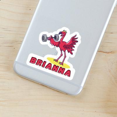 Sticker Brianna Weight Lifter Notebook Image