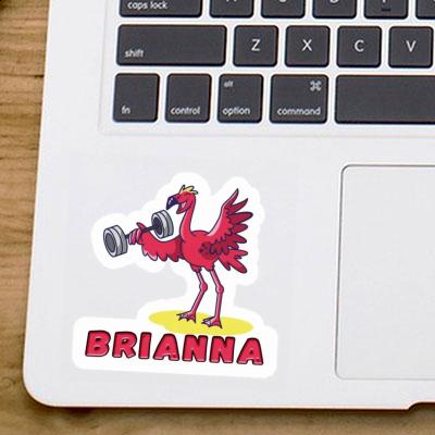 Brianna Sticker Weight Lifter Image