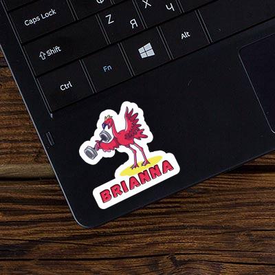 Sticker Brianna Weight Lifter Laptop Image