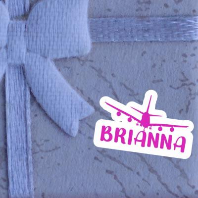 Brianna Sticker Flugzeug Notebook Image