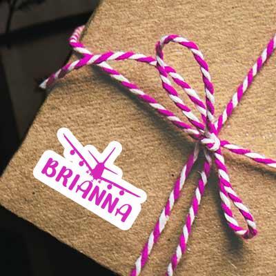 Sticker Airplane Brianna Gift package Image