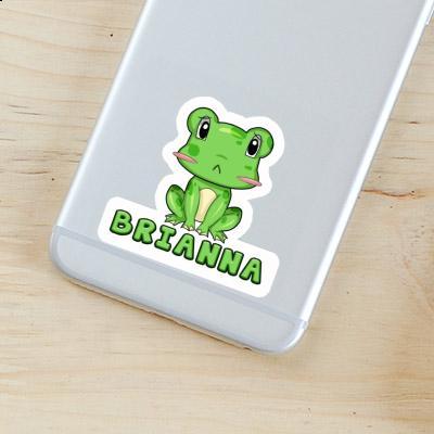 Brianna Autocollant Grenouille Laptop Image