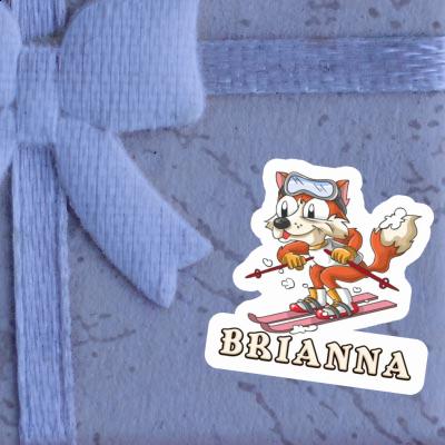 Sticker Brianna Skier Notebook Image