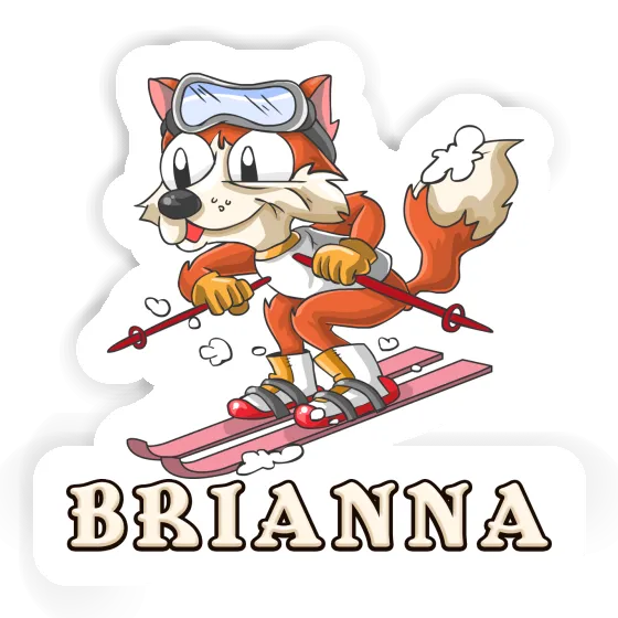 Brianna Aufkleber Skifuchs Notebook Image