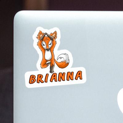 Sticker Yoga Fox Brianna Image