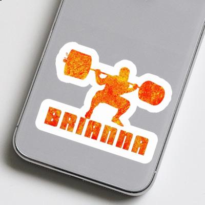 Sticker Gewichtheber Brianna Image