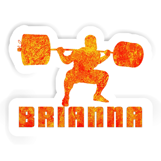 Brianna Sticker Weightlifter Notebook Image