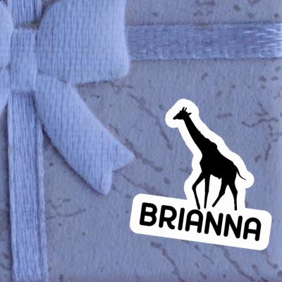 Sticker Brianna Giraffe Laptop Image