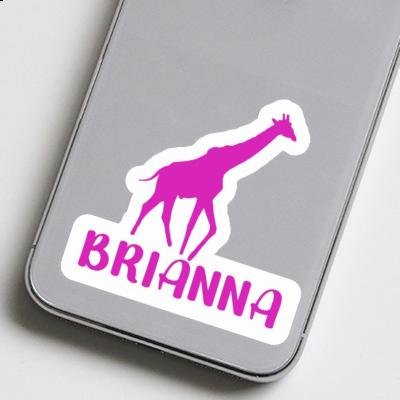 Sticker Brianna Giraffe Notebook Image