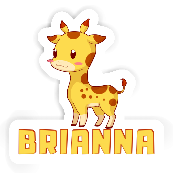 Sticker Brianna Giraffe Laptop Image