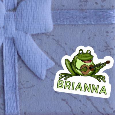 Guitar Frog Sticker Brianna Gift package Image