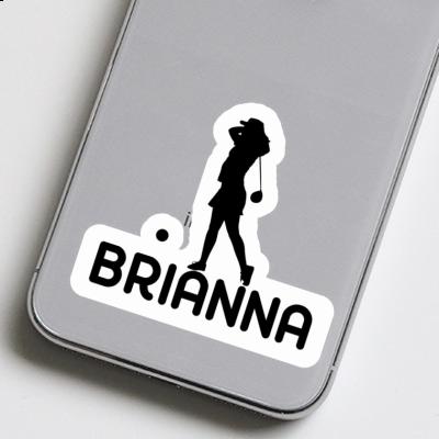 Sticker Brianna Golferin Laptop Image