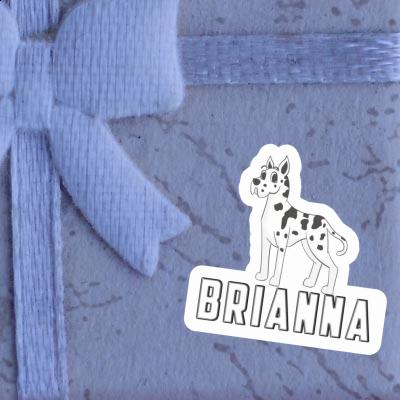 Chien Grand Danois Autocollant Brianna Notebook Image