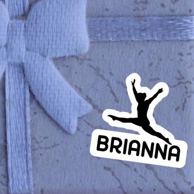 Brianna Sticker Gymnast Notebook Image