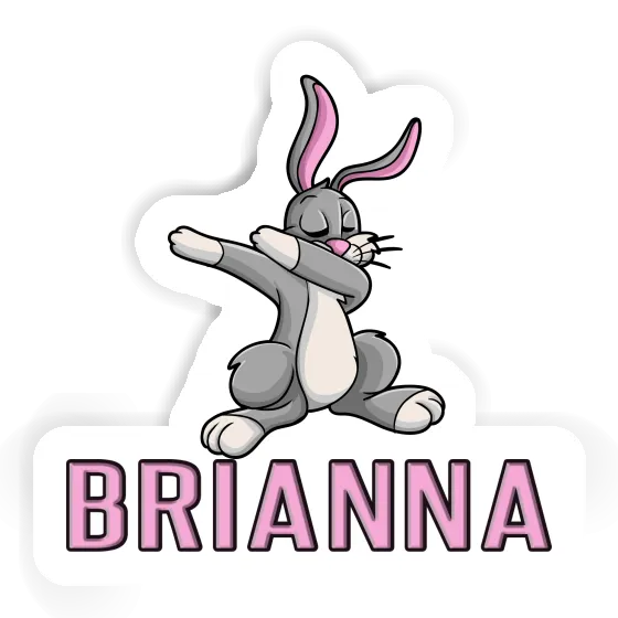 Dabbing Rabbit Sticker Brianna Notebook Image