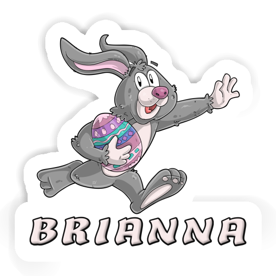 Rugby-Hase Sticker Brianna Image