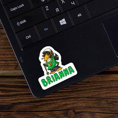 Sticker Brianna Hip-Hop Penguin Laptop Image