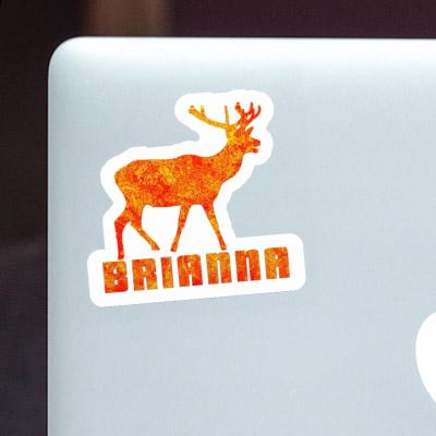 Aufkleber Hirsch Brianna Laptop Image