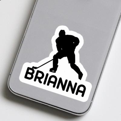 Joueur de hockey Autocollant Brianna Notebook Image