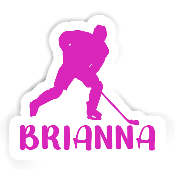 Aufkleber Brianna Eishockeyspielerin Notebook Image