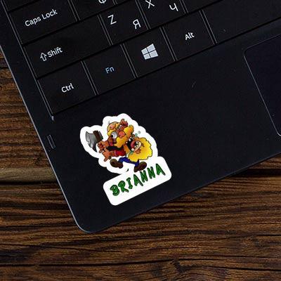 Sticker Lumberjack Brianna Laptop Image