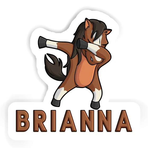 Brianna Sticker Dabbing Horse Laptop Image