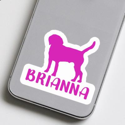 Hund Aufkleber Brianna Notebook Image