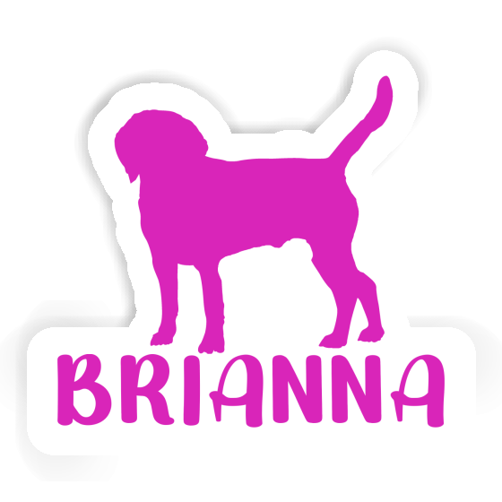 Hund Aufkleber Brianna Laptop Image