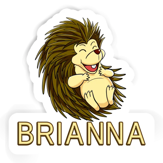 Brianna Sticker Hedgehog Notebook Image